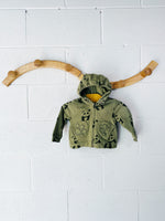 Olive Pandas Hoodie, 3-6 months