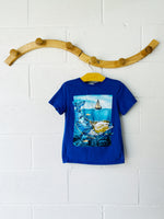 Blue Whale Flip Sequin Tee, 6-8 years