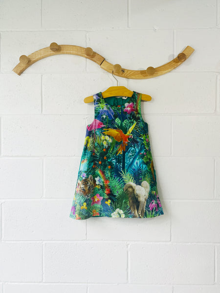 Jungle Print Dress, 4-5 years