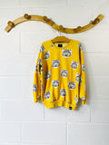 whistle & flute Yellow Tiger Sweatshirt, 11-12 years