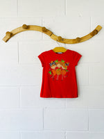 Fancy Peach Trio Tee, 4 years