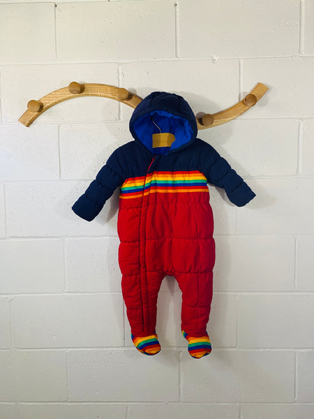 Rainbow Bunting Suit, 9-12 months