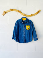 Tweety Denim Long Sleeve, 7-8 years (SM)