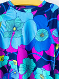 Funky Floral Rash Guard, 8 years