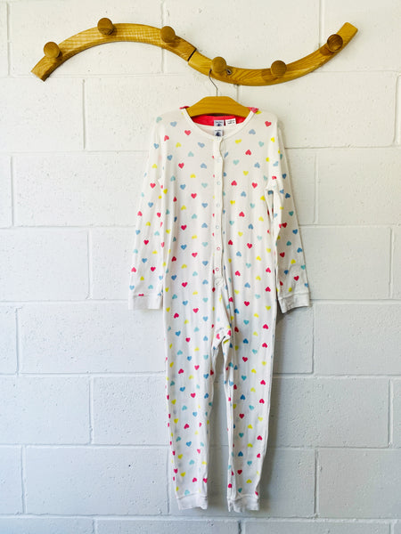 Petit Bateau One Piece Pajamas with Cape, 8 years