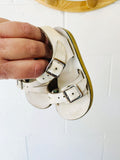Sun-San Sea Wee White Sandals, size 3