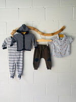 Lions + Tigers + Crocs Bundle, 6-12 months