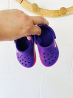 Purple Classic Clog, size 4/5