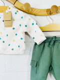 Little Leaves Lounge Outfit, 3 months