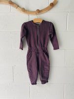 heart and habit + mini mioche Purple Romper, 18-24 months