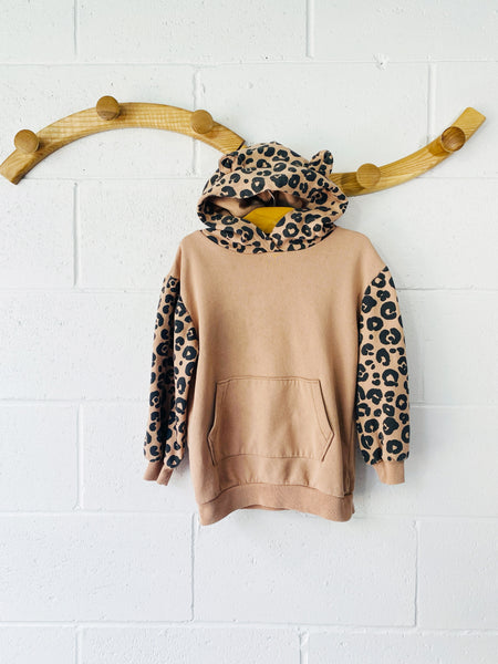 Leopard Hoodie, 4-6 years