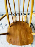 Vintage Petite Mid Century Modern Rocking Chair