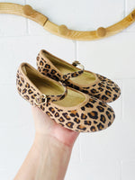 Leopard Print Mary Janes, size 9