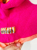 Hot Pink + Orange Balaclava, 1-2 years