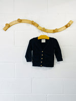 mini mioche Black Jersey Cardigan, 2 years