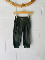 Green Corduroy Pull On Pants, 3 years (90)