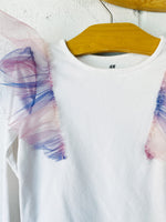 Ombre Ruffle Shoulder Top, 4-6 years
