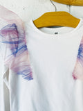 Ombre Ruffle Shoulder Top, 4-6 years