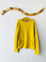 Yellow + Gold Striped Sweater, 12 years (152)