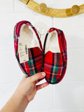 Plaid Slippers, size 13