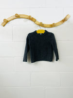 Charcoal Cashmere Sweater, 3-4 years