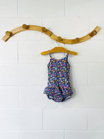 Floral Swimsuit with Built In Swim Diaper, 1-2 years