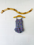Floral Swimsuit with Built In Swim Diaper, 1-2 years