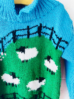 Handmade Sheep Sweater, 4-5 years