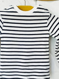 Navy Breton Stripe Long Sleeve, 6-12 months