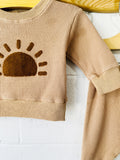 Light Brown Waffle Lounge Set, 6-12 months (70)