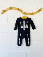 Fleecy Skeleton Costume, 6-12 months