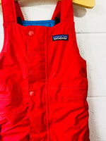 Cherry Red Bib Snowpants, 3 years