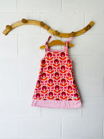 Mod Tulip + Pink Reversible Dress, 5-6 years