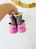 Bogs Floral Snow Boots, size 8