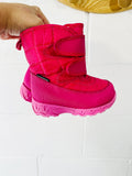 Cozy Pink Winter Boots, size 6