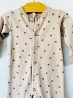 Quincy Mae Acorn Romper, 6-12 months