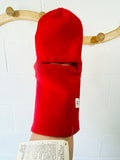 Vintage Red Knit Balaclava, 7-10 years (Junior)