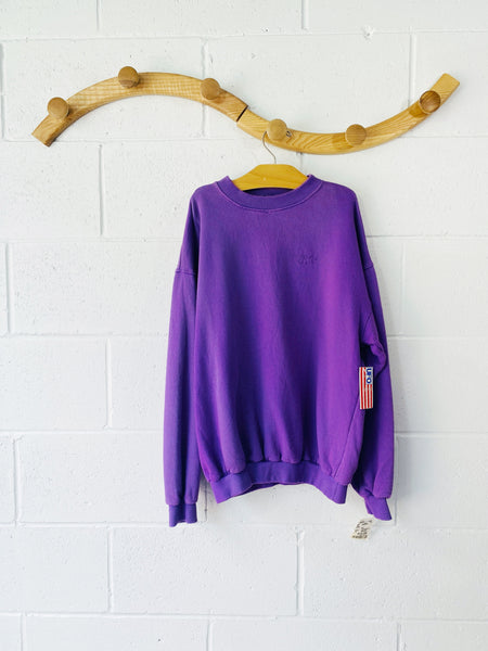 Vintage Bright Purple Sweatshirt, 14 years