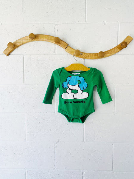 Born Smurfy Onesie, 3-6 months