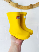 Yellow Rain Boots, size 5