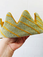 Metallic Knitted Crown, OS