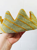 Metallic Knitted Crown, OS