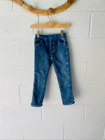 Fleece Lined Straight Jeans, 4 years