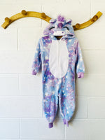 Purply Fuzzy Unicorn Costume 3 years
