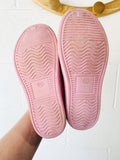 Pink Pearlescent Slip-On Shoes, size 12