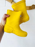 Yellow Rain Boots, size 5