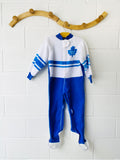 Vintage Maple Leafs Fuzzy Footed Pajamas, 5 years