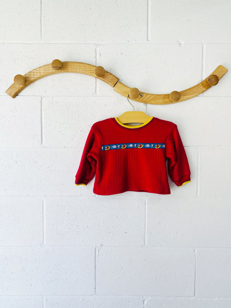 Vintage Ribbed Long Sleeve, 12 months