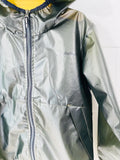 Translucent Bottle Green Rain Coat, 6 years (XS)