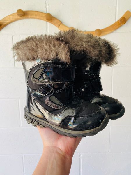 Faux Fur Winter Boots, size 11